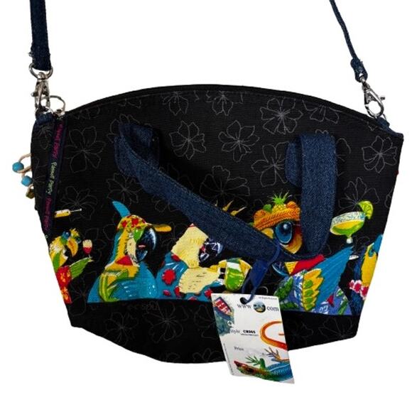 NWT Caribbean Soul Parrot Purse Handbag - Picture 1 of 4